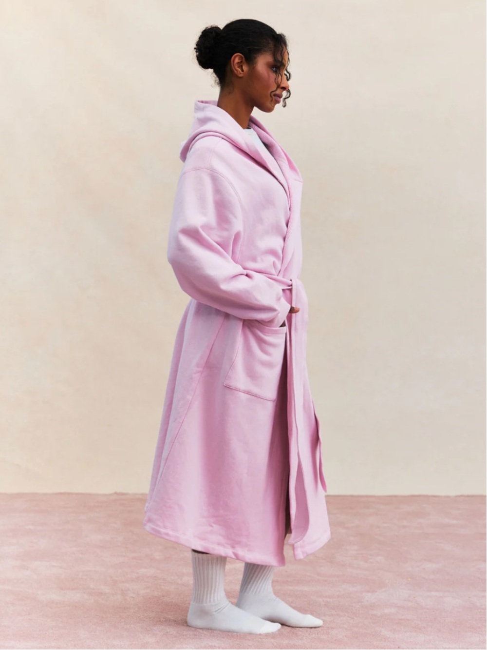 Parke Birthday LIMITED EDITION pink sprinkle hooded robe - Picture 2 of 4